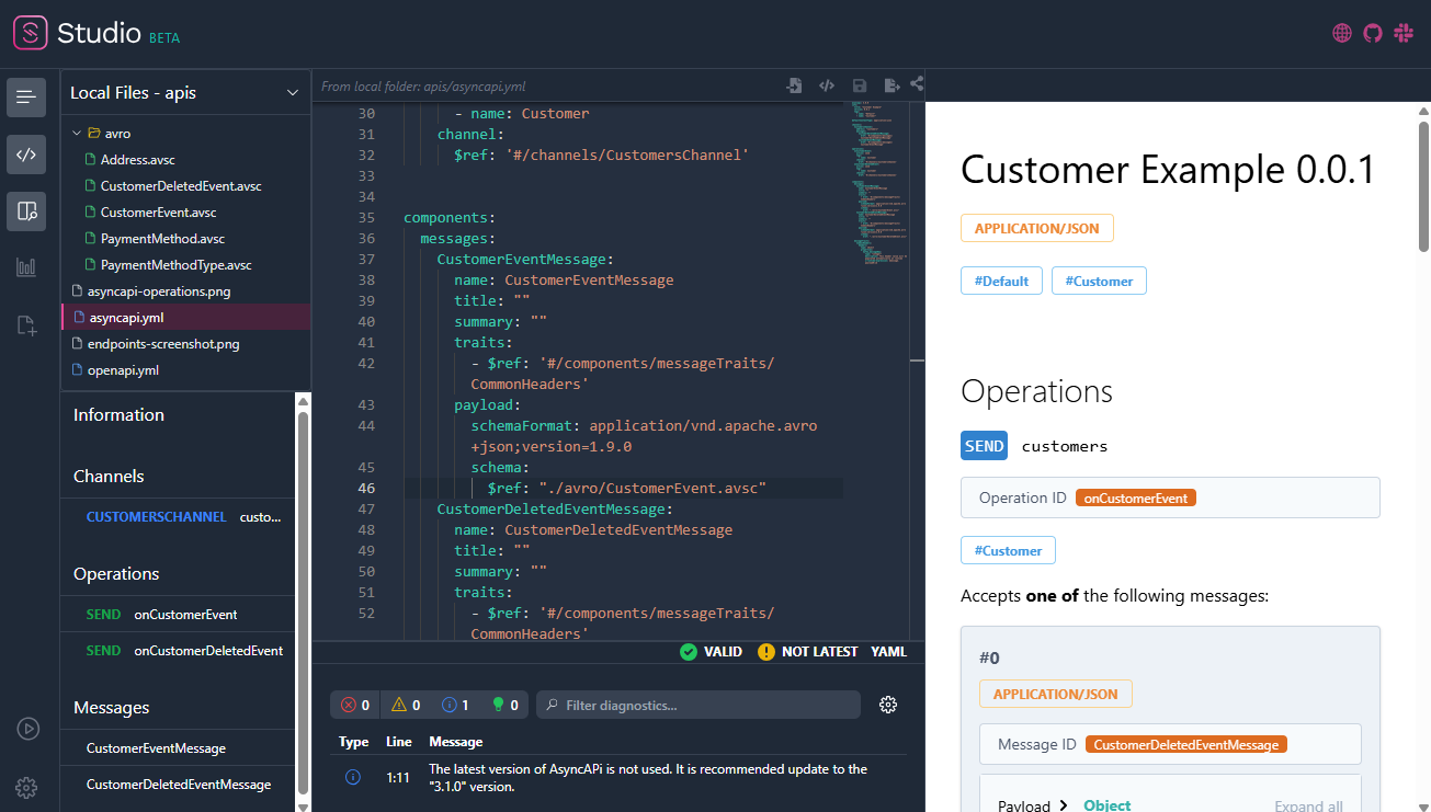 AsyncAPI Studio: From Single File to Real World Usage